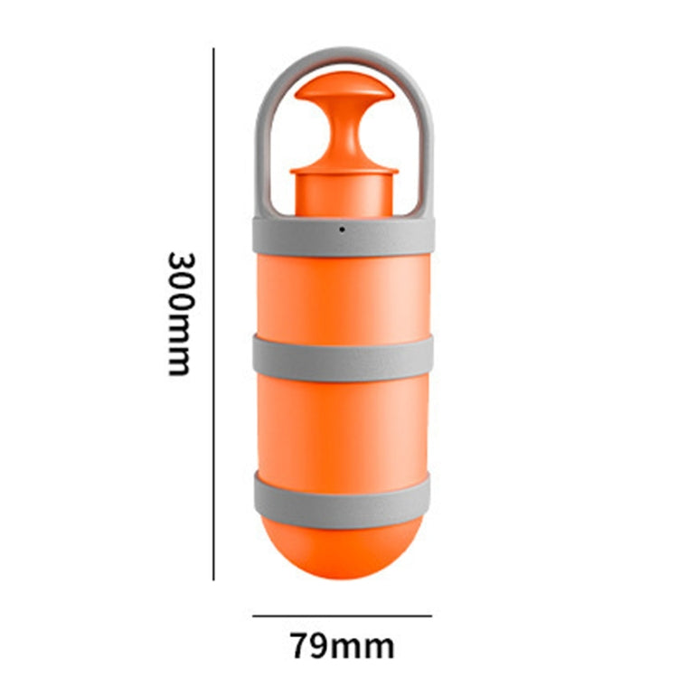 Pet Outing Portable Poop Scooper Dog Feces 6 Claws Pick Up Tools - Orange