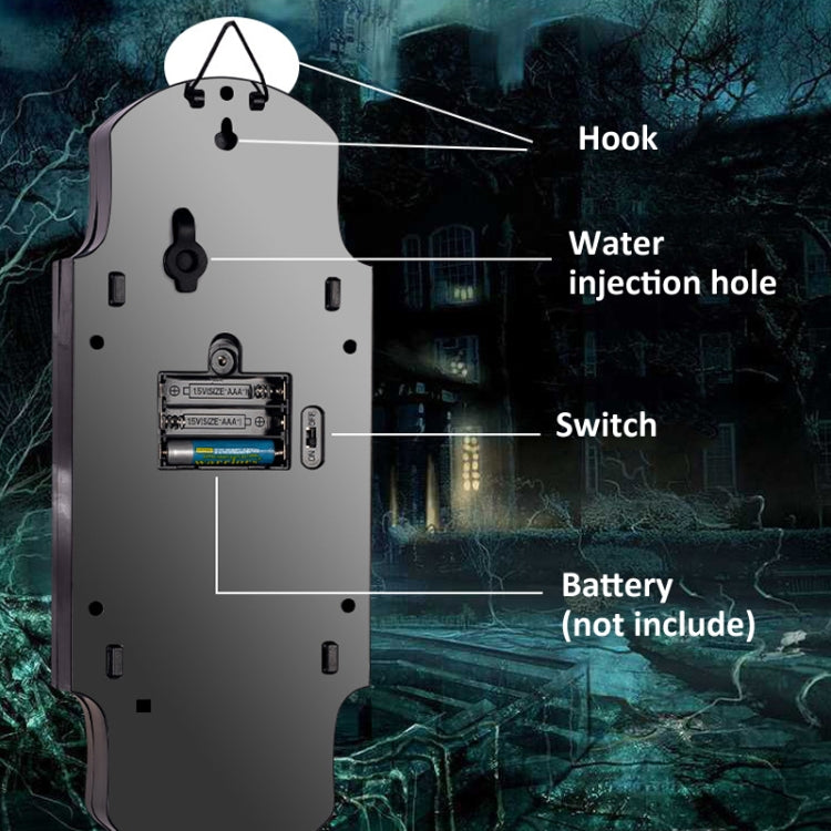Halloween Induction Spray Doorbell Hand Movable Luminous Sounding Scary Doorbell