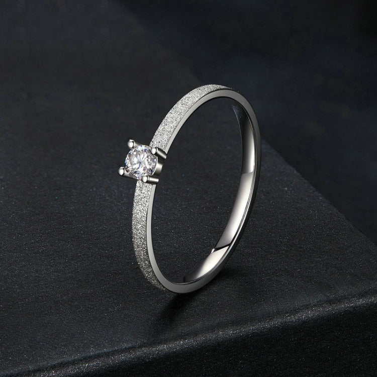 MSR058 S925 Sterling Silver Mossian Stone Ring Platinum Plating Ring