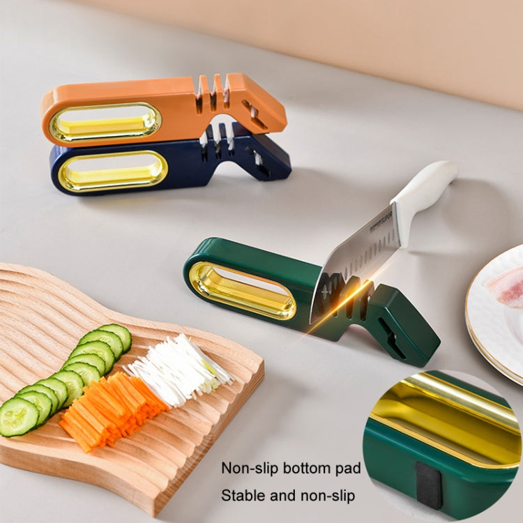 4 In 1 Knife Sharpener 4-Stage Kitchen Quick Sharpening Stone Manual Sharpening Tool