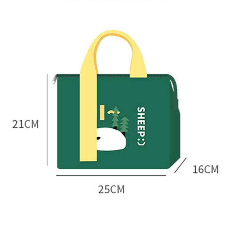 PU Cartoon Waterproof Thickened Insulated and Cooling Lunch Bag