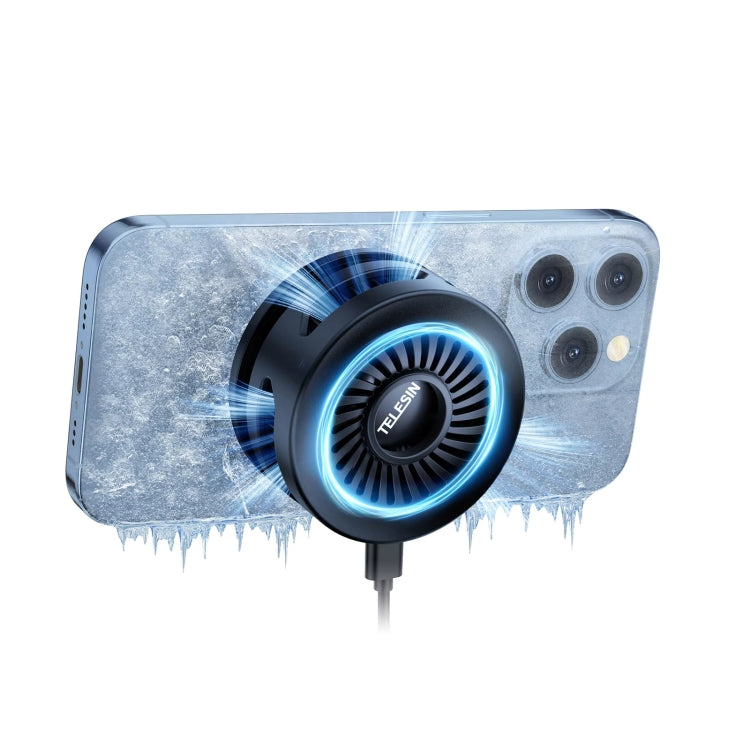 TELESIN Magnetic Phone Cooler Radiator For Live Streaming, Spec: With Wireless Charging