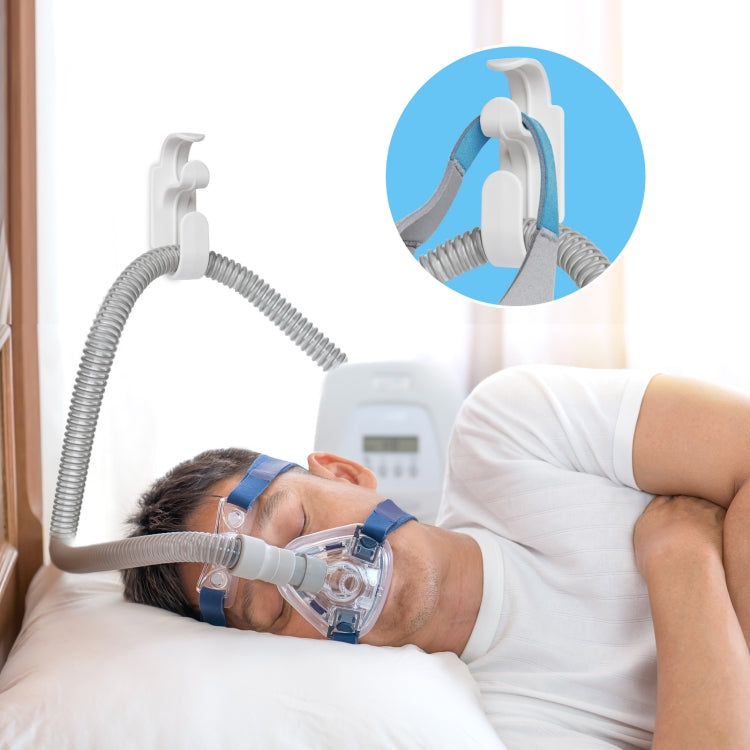 ABS Plastic Hooks Self-adhesive Ventilator Line Hook - White