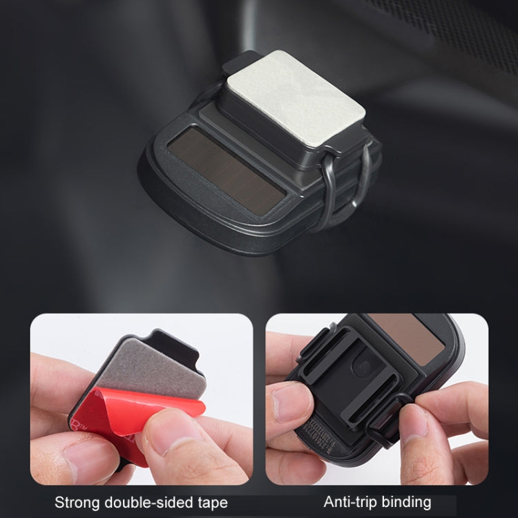 Car Removable Cardless ETC Slide Bracket Automotive Anti-Drop Holder - Black