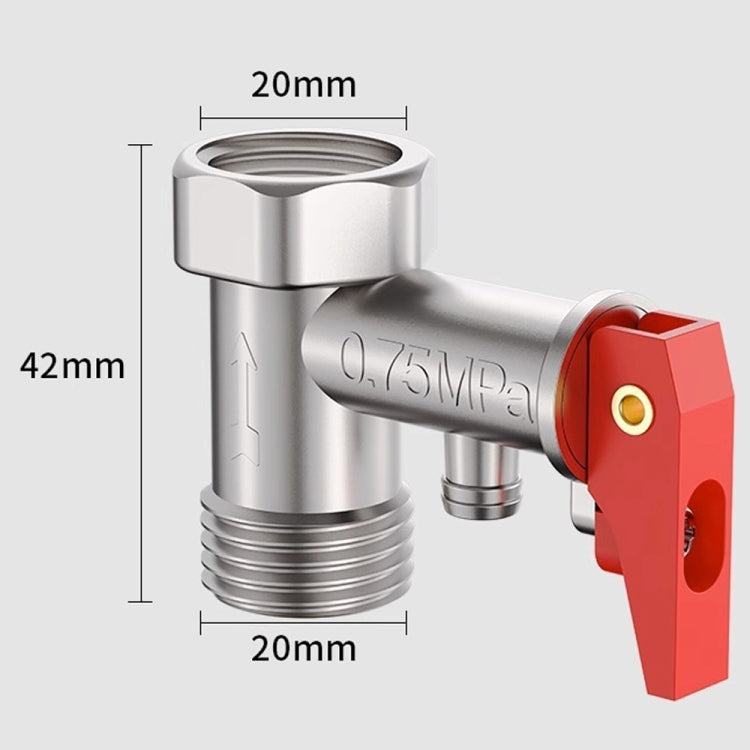 0.9MPa Pressure Relief Valve For Electric Water Heater Pressure Reducing Exhaust Valve Household Check Valve