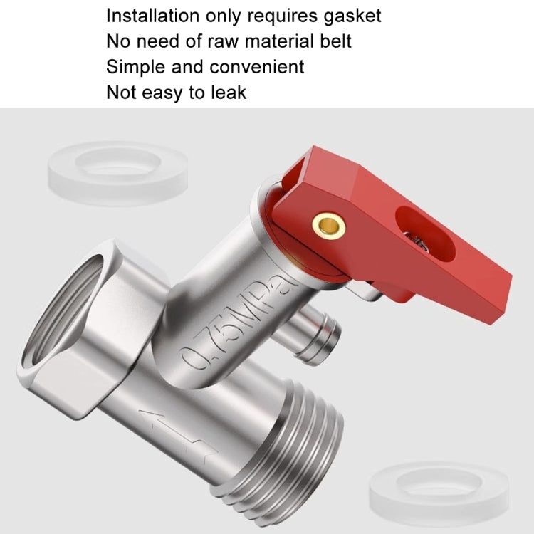 0.7MPa Pressure Relief Valve For Electric Water Heater Pressure Reducing Exhaust Valve Household Check Valve