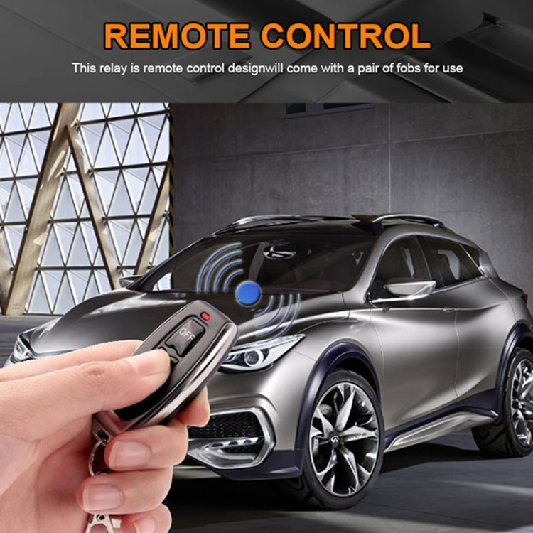 Car Battery Disconnectors Remote Control Smart Disconnect Switch, Style: Intelligent With Digtal Display