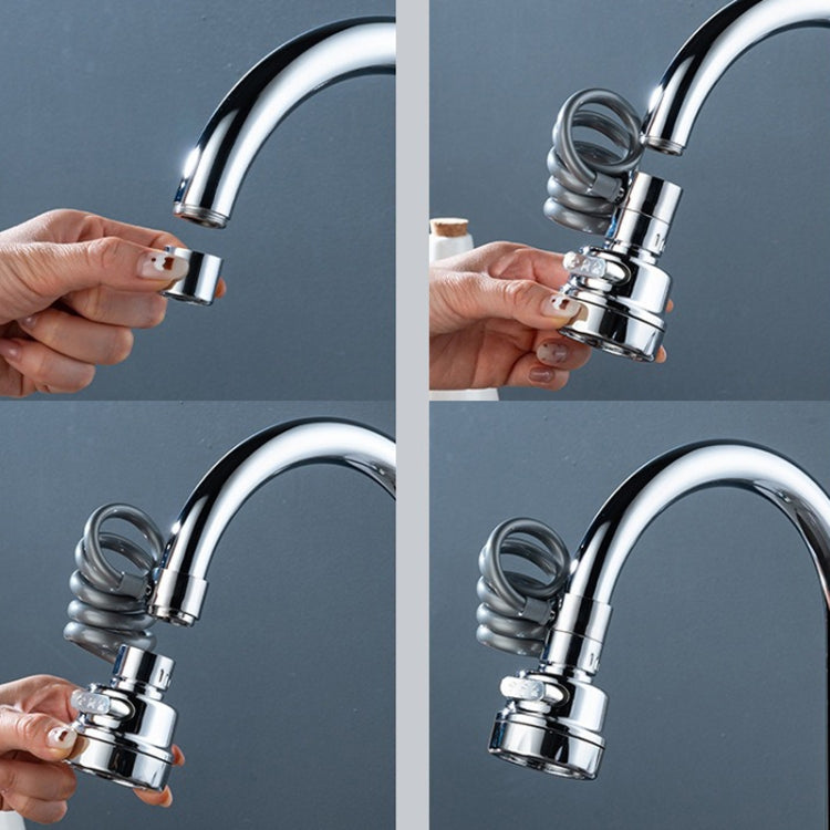 3 Gear Water Outlet Pull-out Anti-splash Kitchen Faucet Cold and Hot Household Swivel Washbasin Sink Faucet