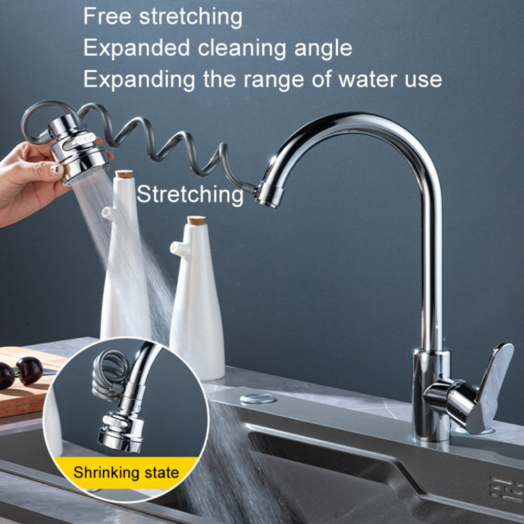 3 Gear Water Outlet Pull-out Anti-splash Kitchen Faucet Cold and Hot Household Swivel Washbasin Sink Faucet