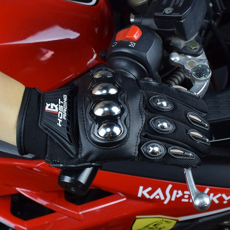GHOST RACING Motorcycle Riding Anti-fall Breathable Gloves, Size: XXL - Black