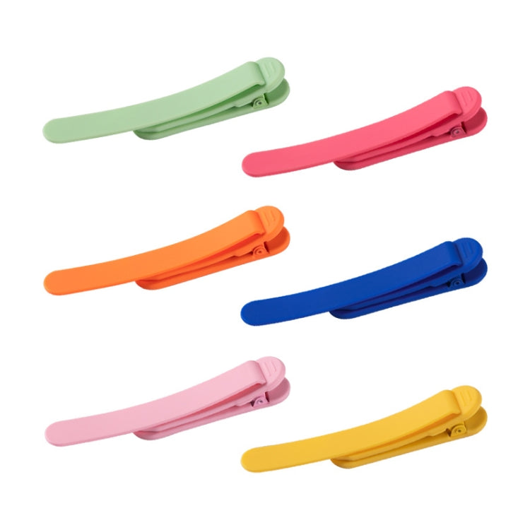 6pcs /Set Silicone Page Bookmark Clip Automatic Page Recording Reading Tool