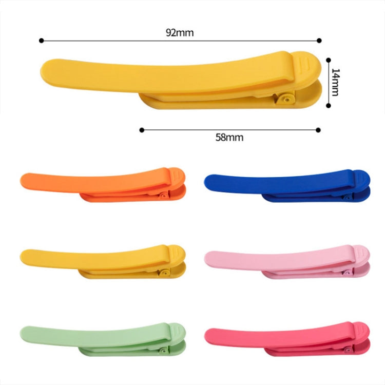 3pcs Green + Pink + Orange Silicone Page Bookmark Clip Automatic Page Recording Reading Tool