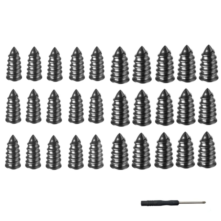 Electric Motorcycle Vacuum Tire Repair Nails, Set: 15pcs Small + 15pcs Large+ Screwdriver