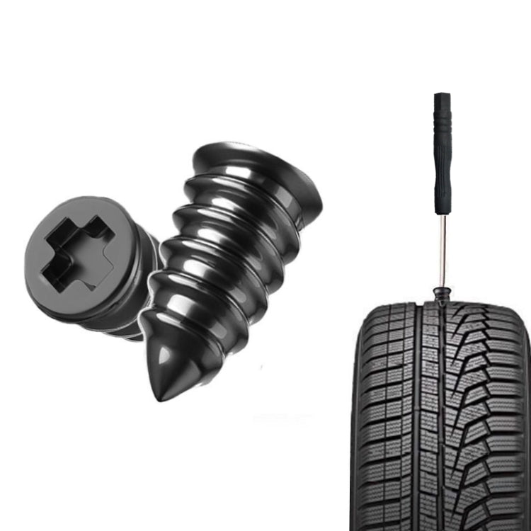 Electric Motorcycle Vacuum Tire Repair Nails, Set: 5pcs Small + Screwdriver