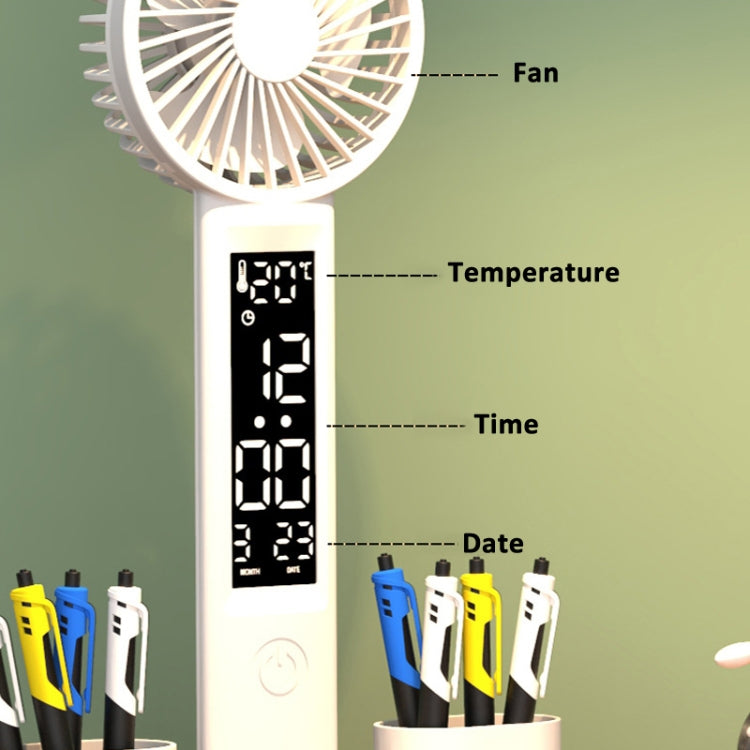Charging Model 3200mAH With Fan  Round Desk Lamp Study Reading Folding Smart Bedside Eye Protection Lamp