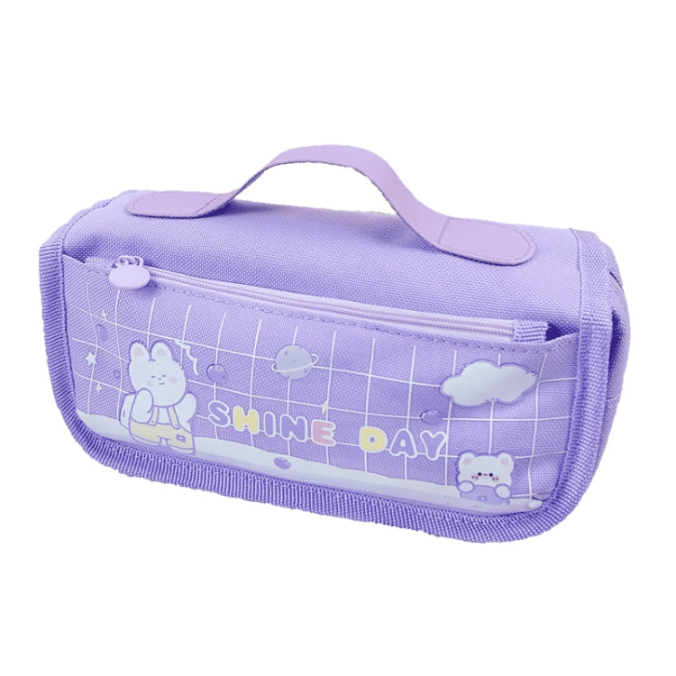 Multi-layered Pencil Bag Multifunctional Large Capacity Pen Cases Cute Cartoon Stationery Bag