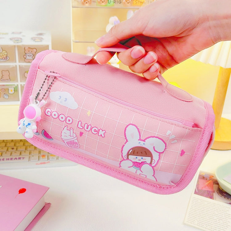 Multi-layered Pencil Bag Multifunctional Large Capacity Pen Cases Cute Cartoon Stationery Bag