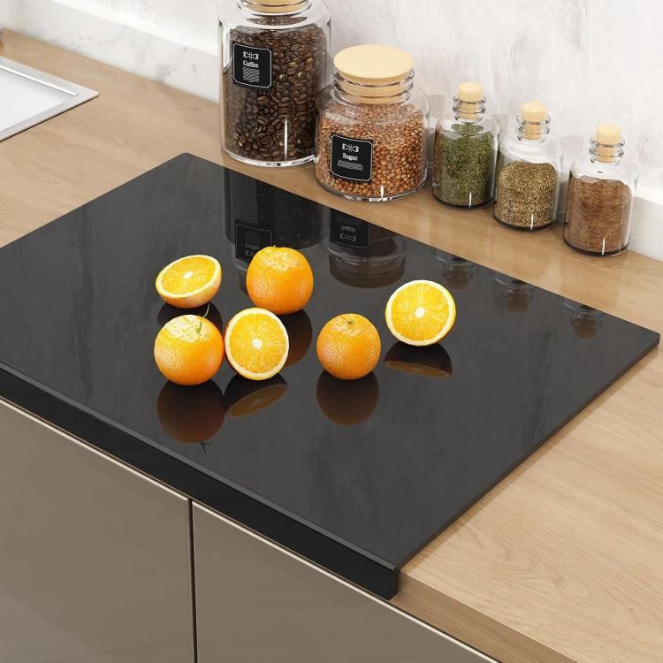Kitchen Counter Acrylic Cutting Board With Counter Lip 45 x 35cm