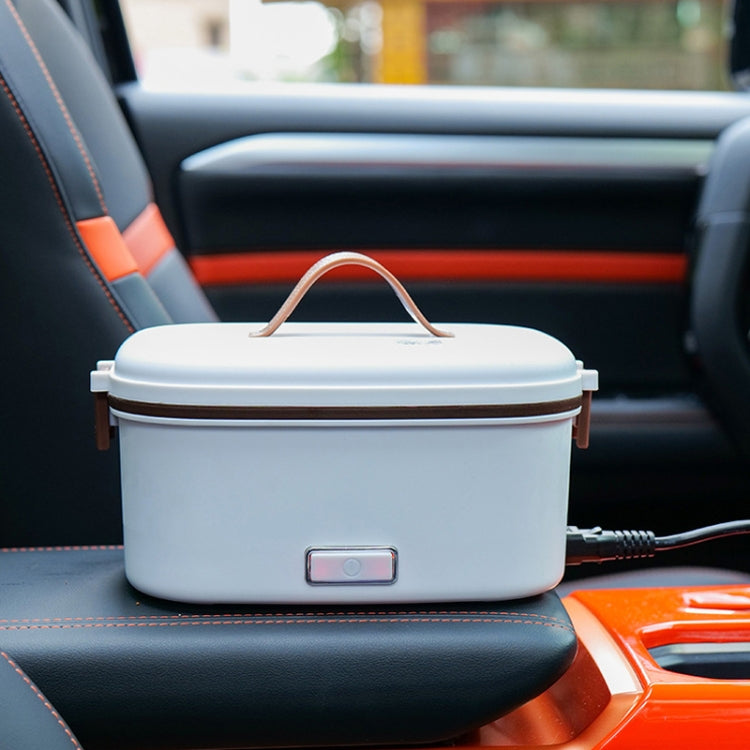 A12 12V Dual Voltage For Car Home Use Electric Lunch Box Stainless Steel Lining Plug-in Heating Bento Box