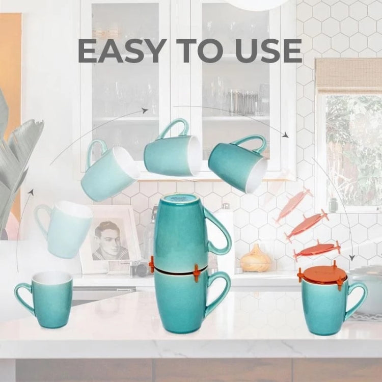 Telescopic Adjustable Cup Holder Coffee Cup Glasses Stacking Rack