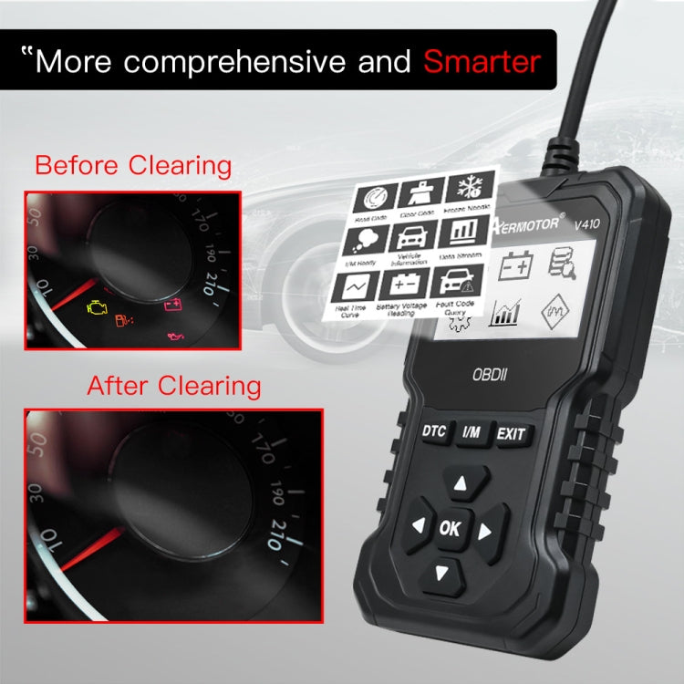AERMOTOR Car Fault Diagnostic Instrument ELM327 Engine Fault Detection Tool - V410