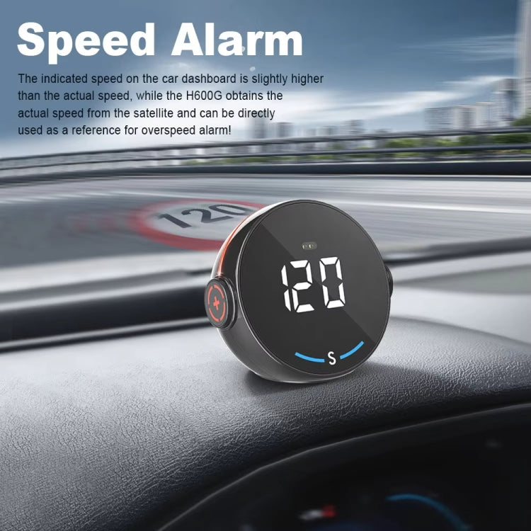 Head-up Display USB Powered Car GPS Altitude Meter - H600G
