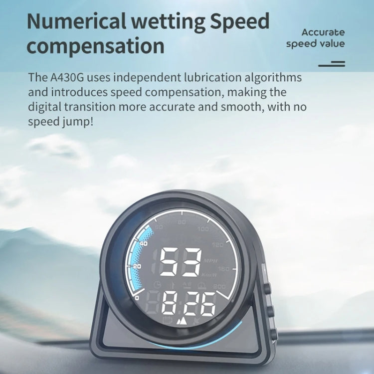 Head-up Display Real Speed GPS Vehicle Altitude Meter - A430G