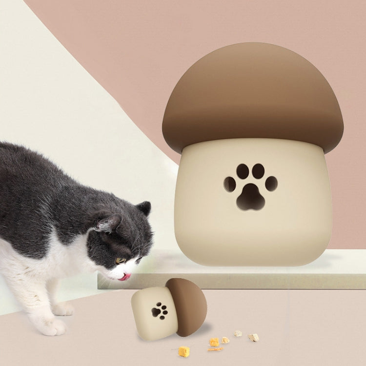 Pet Toys Food Drainer Dog Educational Slow Food Toys, Style: Mushroom