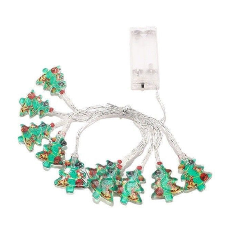 LED Christmas Lights String Christmas Tree Decoration Lamps Holiday Scene Decor, Length: 3m 20 Lights Flashing Battery