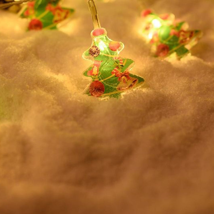 LED Christmas Lights String Christmas Tree Decoration Lamps Holiday Scene Decor, Length: 6m 40 Lights USB Constant Bright