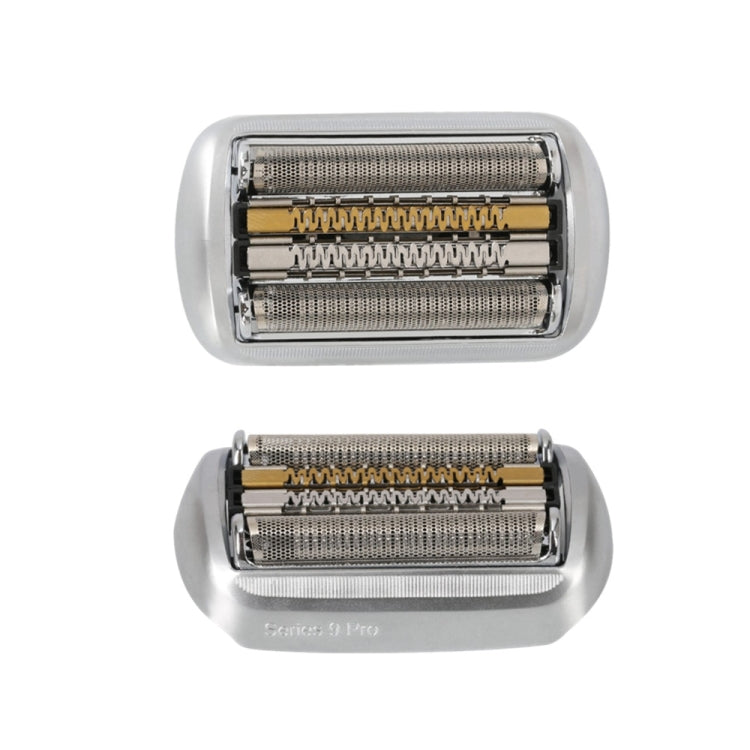 For Braun Series 9 Pro Electric Shaver 94M Blade Gold Mesh Cover, Style: With Words - Plastic Seal