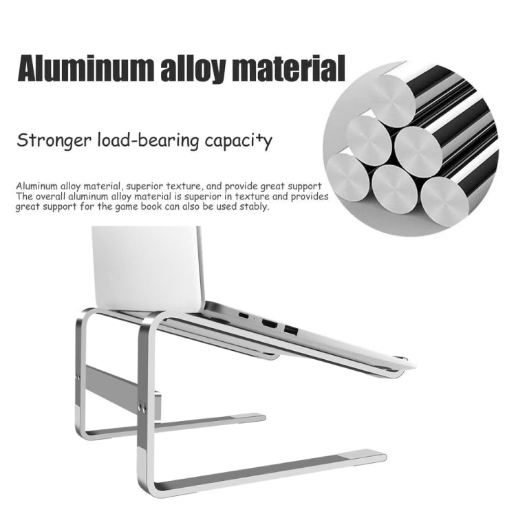 Desktop Aluminum Alloy Heightened Heat Dissipation Laptops Stand