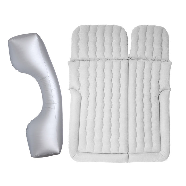 Inflatable Mattress For Car Travel SUV Rear Seat/Trunk, Color: Gray Dual-purpose Long Pier