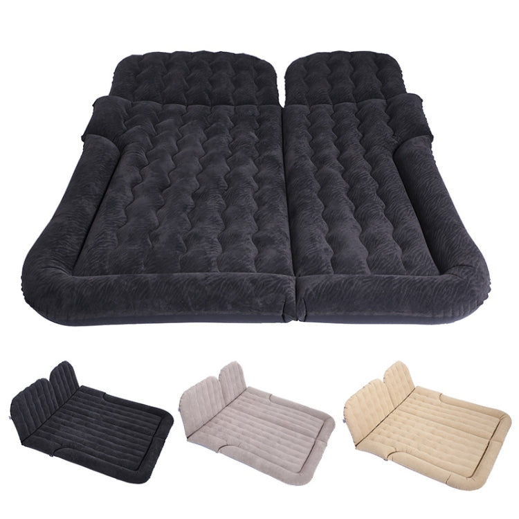 Inflatable Mattress For Car Travel SUV Rear Seat/Trunk, Color: Black Dual-purpose Square Pier