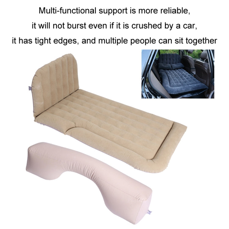 Inflatable Mattress For Car Travel SUV Rear Seat/Trunk, Color: Black Dual-purpose Long Pier