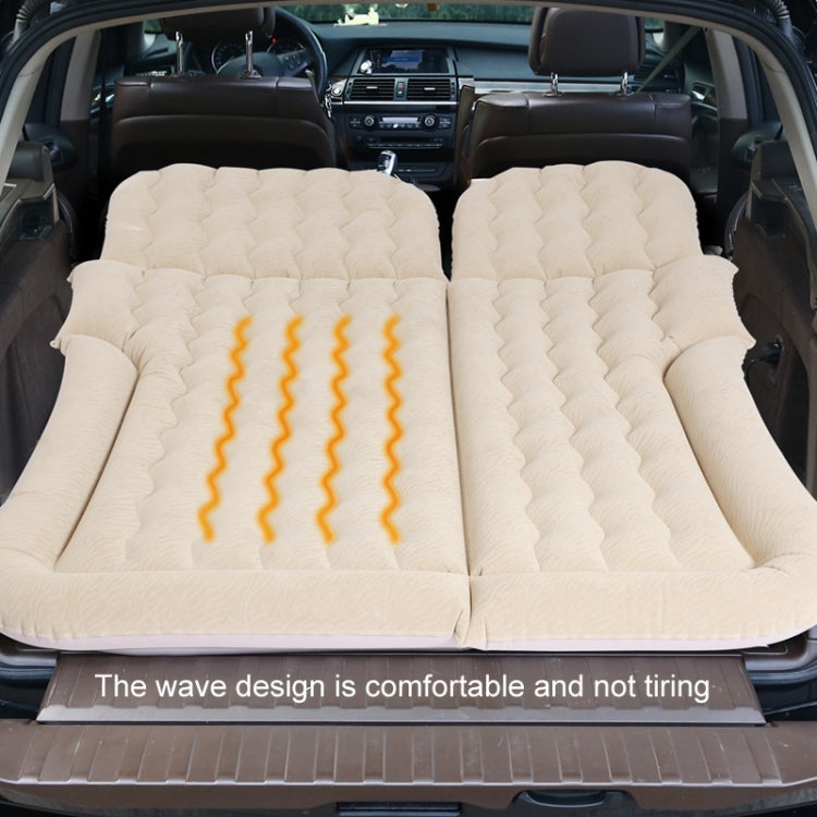 Inflatable Mattress For Car Travel SUV Rear Seat/Trunk, Color: Gray Dual-purpose Square Pier