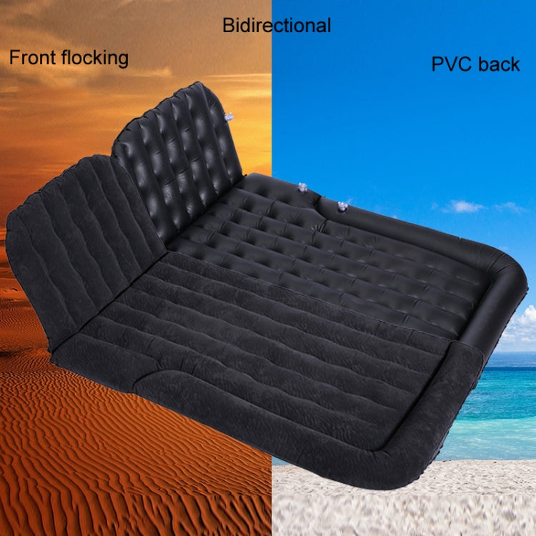 Inflatable Mattress For Car Travel SUV Rear Seat/Trunk, Color: Gray