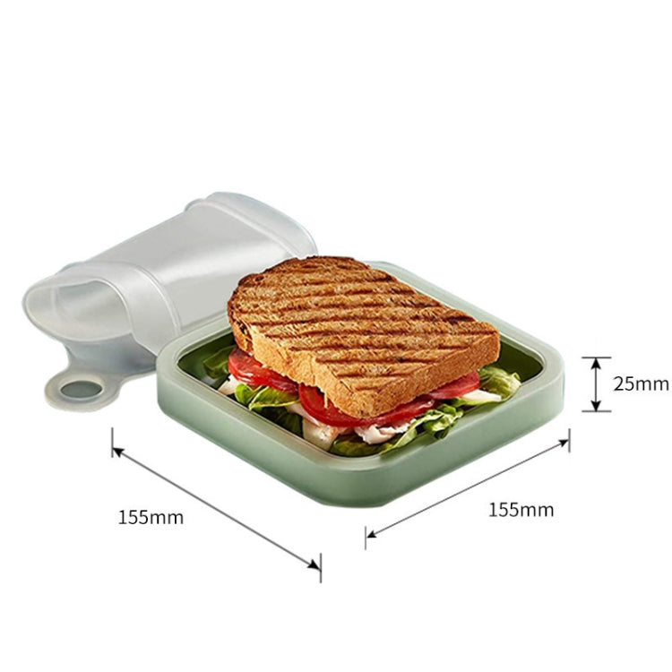 Portable Sandwich Toast Fresh Lunch Box Household Bento Holder - 301-500ml