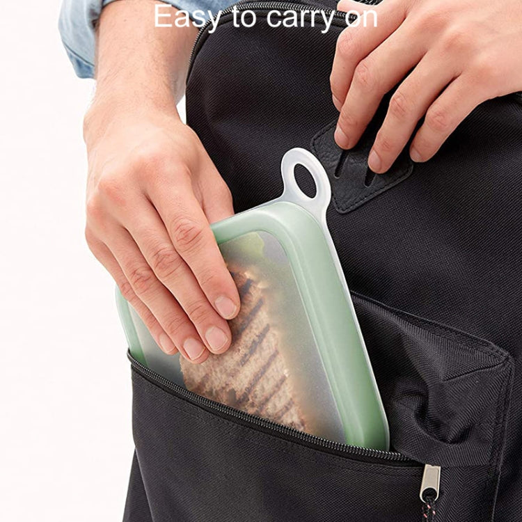 Portable Sandwich Toast Fresh Lunch Box Household Bento Holder - 301-500ml