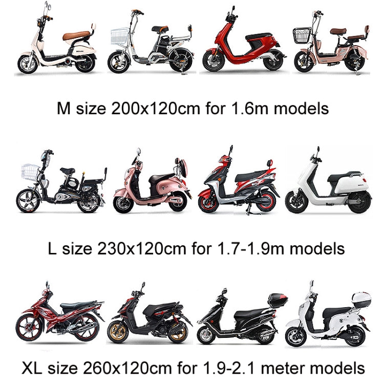 200x120cm Disposable Transparent PE Film Rainproof Dustproof Motorcycle Scooter Cover