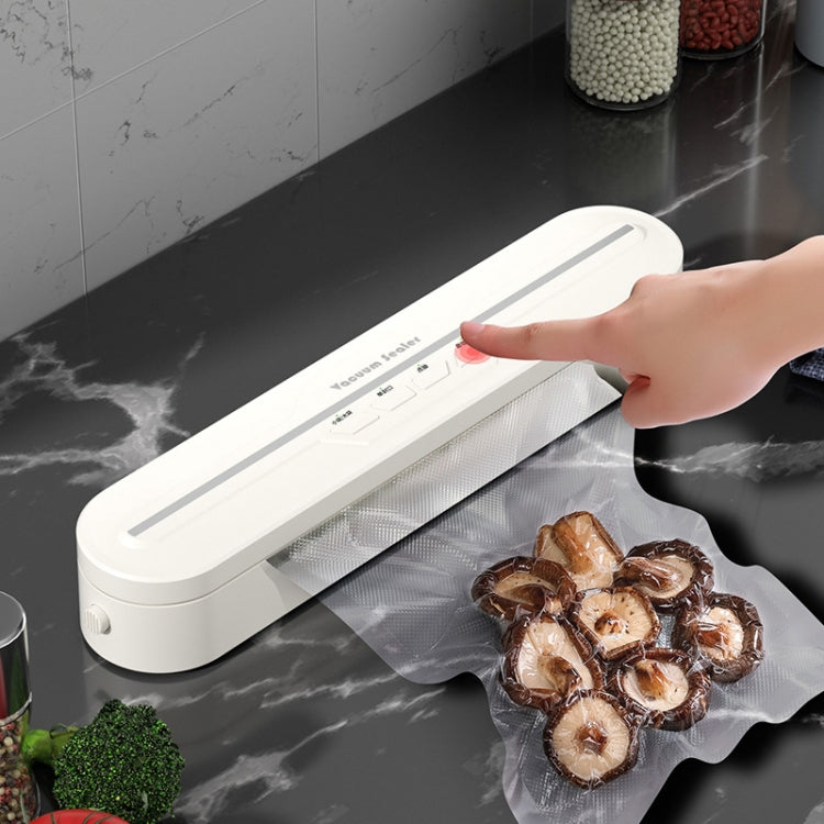 Food Vacuum Sealer Machine 60KPA Strong Suction, Small / Large Bag Modes With 10 Vacuum Bags EU Plug