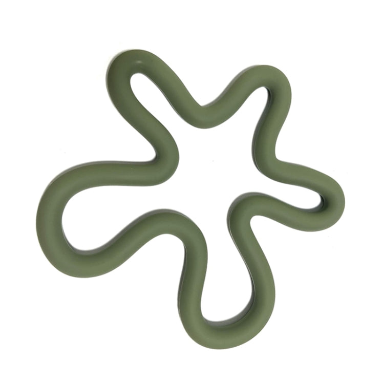 Household Irregular Silicone Heat Insulation Mat Kitchen High Temperature Resistant Desktop Placemat