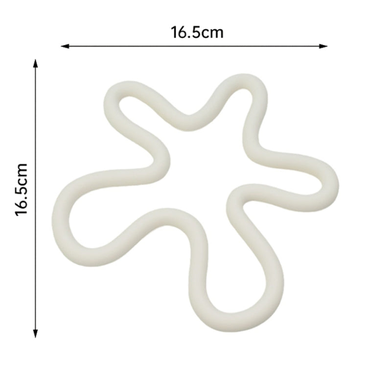 Household Irregular Silicone Heat Insulation Mat Kitchen High Temperature Resistant Desktop Placemat