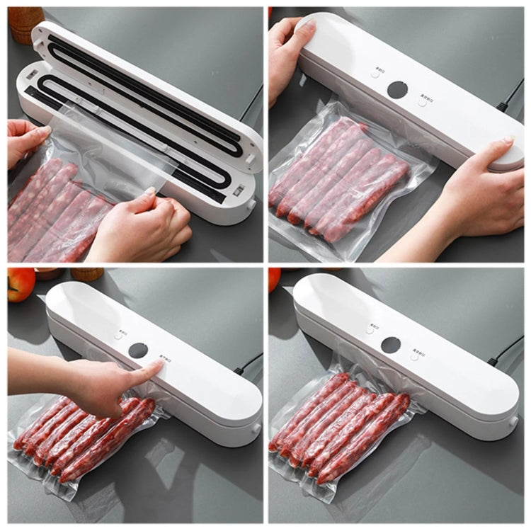 Food Vacuum Sealer Machine 60KPA Suction, Single / Vacuum Seal Modes With 10 Vacuum Bags EU Plug