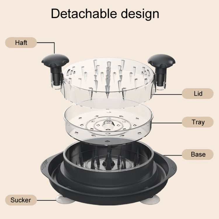 Bottom Suction Cup Multi-Functional Chicken Breast Salad Shredder Manual Meat Grinder