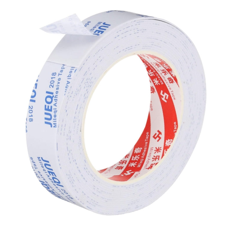 Mileqi EVA Shock-Absorbing Sound-Insulating Sealing Single-Sided Foam Tape, Thickness: 1mm White