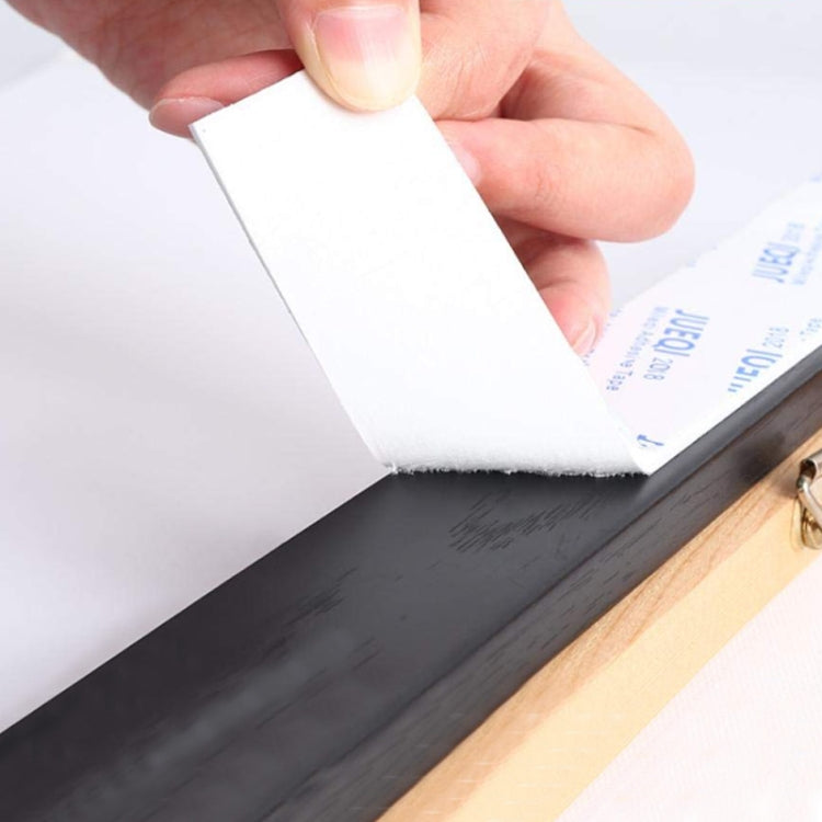 Mileqi EVA Shock-Absorbing Sound-Insulating Sealing Single-Sided Foam Tape, Thickness: 1mm White