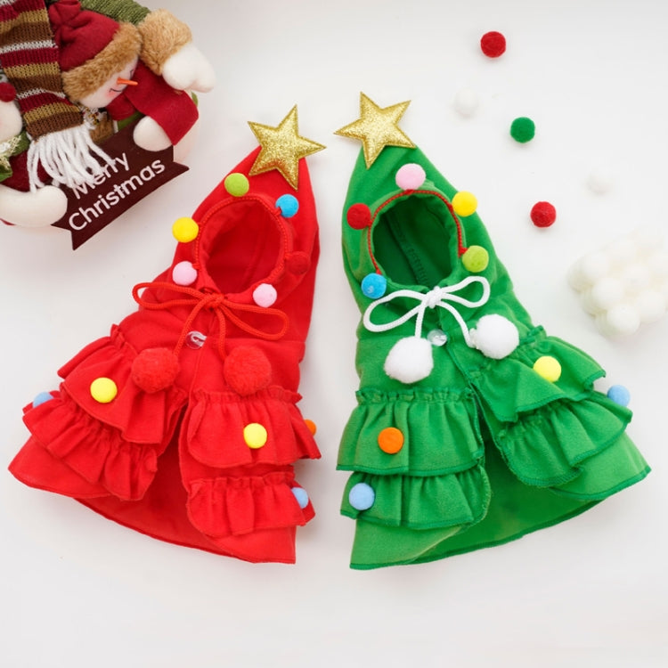 Fall Winter Christmas Pet Clothes Cloak Pet Cape Shawl Dog Transfiguration, Size: S-For 1.5-2.5kg