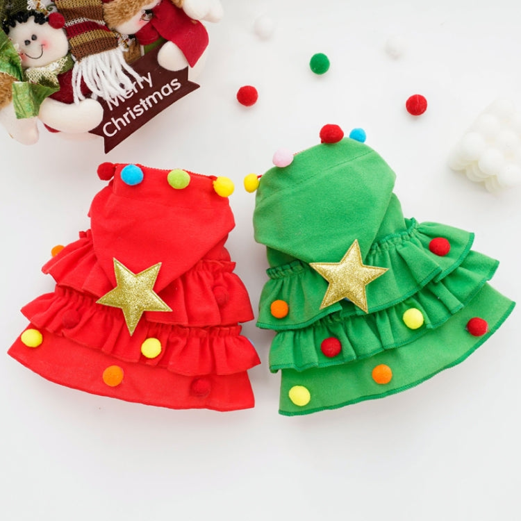 Fall Winter Christmas Pet Clothes Cloak Pet Cape Shawl Dog Transfiguration, Size: S-For 1.5-2.5kg