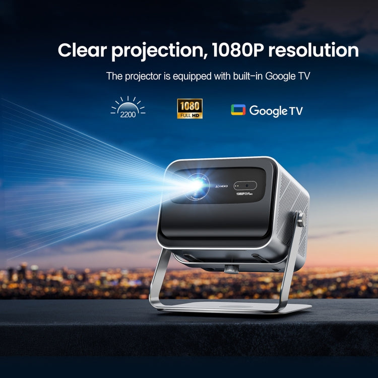 TOUMEI X6 4K HD Home Theater Office Teaching Microphone Karaoke Projector GTV Google Systems